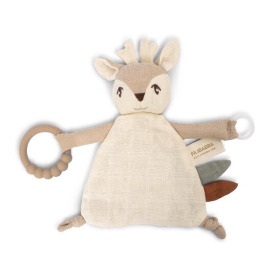 Filibabba Trøsteteppe med smokk Fawn FI-03357