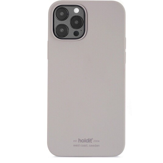 Holdit Silikon Mobildeksel for iPhone 12/12 Pro - Taupe