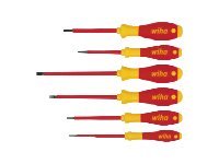 Wiha SoftFinish 6-delt Skrutrekkersett (1000V AC) for Elektrikere