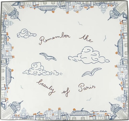 Maison Labiche Lampue Remember The Beauty White ONE SIZE Maison Labiche Lampue Remember The Beauty White ONE SIZE