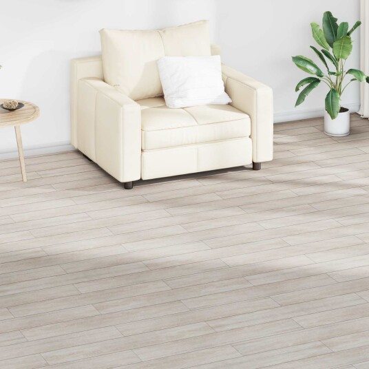 Gulvplanker 36 pcs Eik Klassisk Hvit 5,02 m² PVC Gulvplanker 36 pcs Eik Klassisk Hvit 5,02 m² PVC