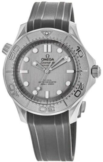 Omega Herreklokke 210.32.42.20.06.002 Seamaster Diver 300M Grå/Gummi