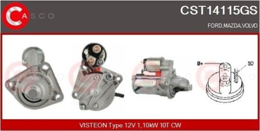 Starter CASCO CST14115GS