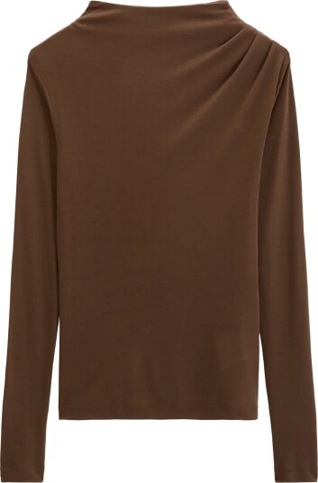 Marc O"Polo T Shirt Longsleeve   DARK WALNUT   XXL