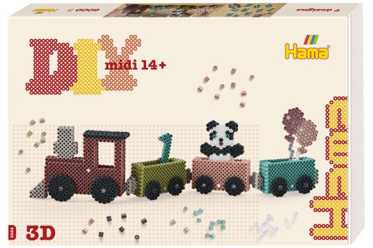 Hama Art Midi 3D Birthday Train 383624