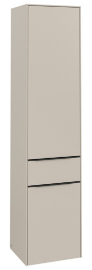 VILLEROY & BOCH SUBWAY 3.0 HØYSKAP 40X171 VENSTRE 2 DØRER & SKUFF CASHMERE GREY HÅNDTAK I VOLCANO BLACK VILLEROY & BOCH SUBWAY 3.0 HØYSKAP 40X171 VENSTRE 2 DØRER & SKUFF CASHMERE GREY HÅNDTAK I VOLCANO BLACK