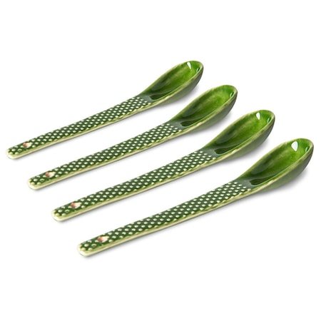 Emeralds skje 4-pakning 15,2 cm keramikk grønn
