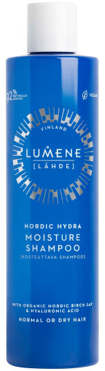 Lumene Nordic Hydra Fuktighetsgivende Sjampo 300 ml med Bjørkesevje og Hyaluronsyre Lumene Nordic Hydra Fuktighetsgivende Sjampo 300 ml med Bjørkesevje og Hyaluronsyre