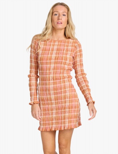 Billabong Check Me Out Ls Orange L