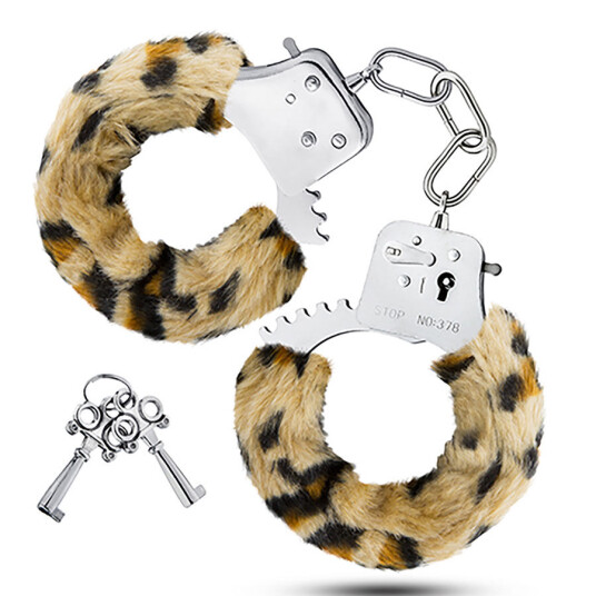Håndjern - Pels Leopard Håndjern - Pels Leopard