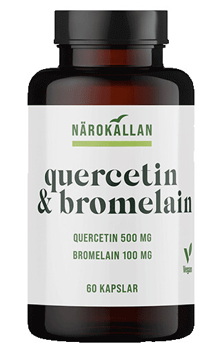 Quercetin & Bromelain 60 kapslar