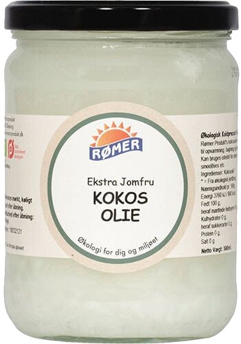 Rømer Kokosolje Ekstra Jomfru Ø Kaldpresset 500ml