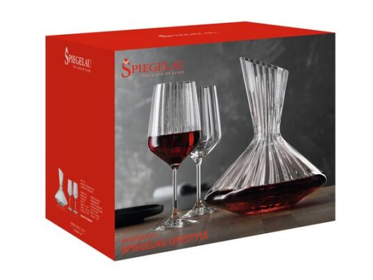 Spiegelau LifeStyle Dekanteringssett 3 deler 1735642-01-0 1735776-01-0 Spiegelau LifeStyle Dekanteringssett 3 deler 1735642-01-0 1735776-01-0