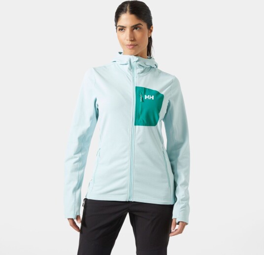 Helly Hansen Versalite Fleece Hettejakke Dame Blå L BlåL Helly Hansen Versalite Fleece Hettejakke Dame Blå L BlåL