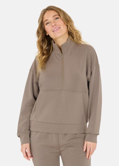 Athlecia Jillnana W Half Zip Greige 36 Sweatshirts
