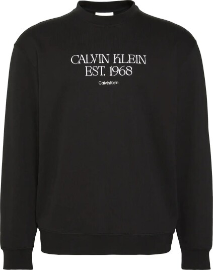 Calvin Klein Jeans Eu 350Terry 1968 Nyc Graphic Cn Black S