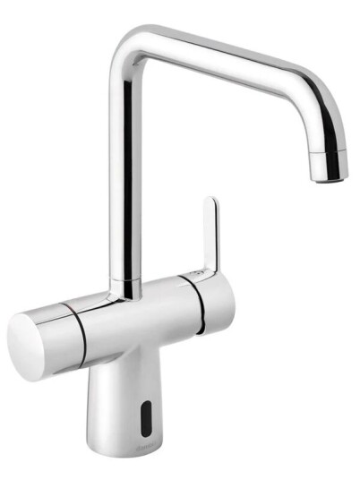 Damixa silhouette touchless kitchen faucet with high j spout Damixa silhouette touchless kitchen faucet with high j spout