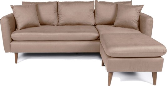 Sofiko Divansofa Høyre Brun/Natur Sofiko Divansofa Høyre Brun/Natur