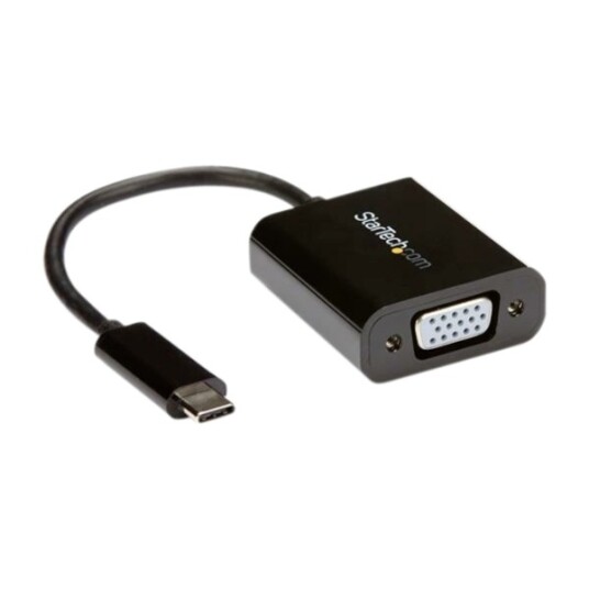 StarTech USB-C til VGA Adapter 1080p ekstern videoadapter svart