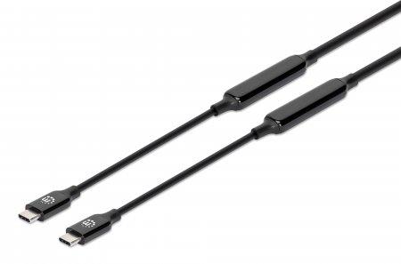 MANHATTAN MH Cable, USB 3.2, Gen2, C-Male/C-Male, 3m, 10 Gbps, Black,