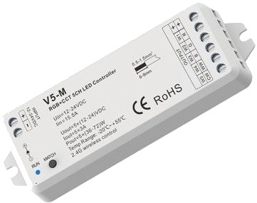 Ledlife LEDlife rWave RGB+CCT controller 12V 180W 24V 360W Ledlife LEDlife rWave RGB+CCT controller 12V 180W 24V 360W