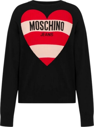 Moschino Dame Strikkevarer Svart S, Moschino Dame Strikkevarer Svart S,