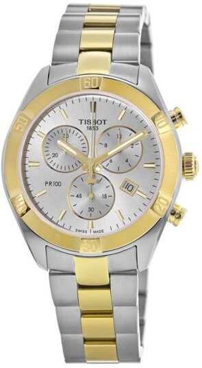 Tissot Dameklokke T101.917.22.031.00 Pr 100 Sølvfarget/Gulltonet