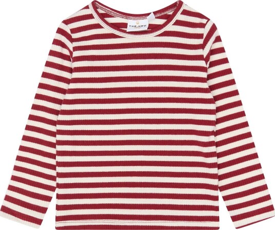 The New Genser - Rib - TnstFro - Rio Løs inn Striped TN - The New - 2 år (92) - Genser Hvit Rød