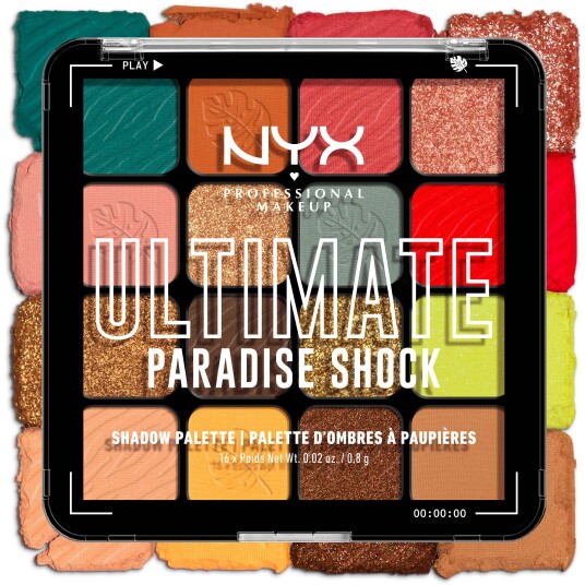 NYX Professional Makeup Ultimate Color Palette 16 Pan Paradise Sh
