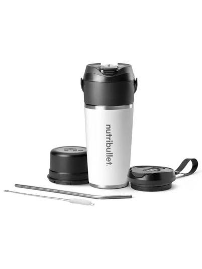 NutriBullet NBP016W Bærbar Blender 590 ml med USB-C - Hvit