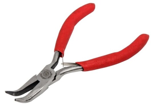 Proline Pliers Micro Halvrund Bøyd 120 Mm (28734)