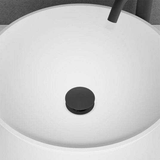 Scandtap Steel Bunnventil Pop up Universal Duo Coal