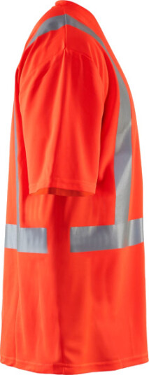Blåkläder t skjorte varsel UV beskyttet   Rød highvis   4XL