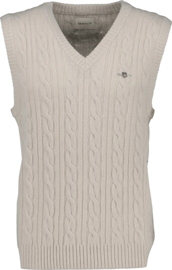 Gant | Lambswool Cable Vest | XL