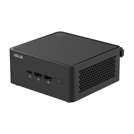 ASUS NUC 15 Pro Mini-PC med Core Ultra 5 225H - 14 kjerner - Svart