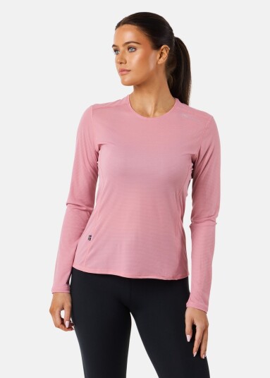 Swedemount Ultra Light Ls Tee W Dusty Rose 44 Løpe T-Shirts