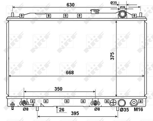 Radiator NRF 53274