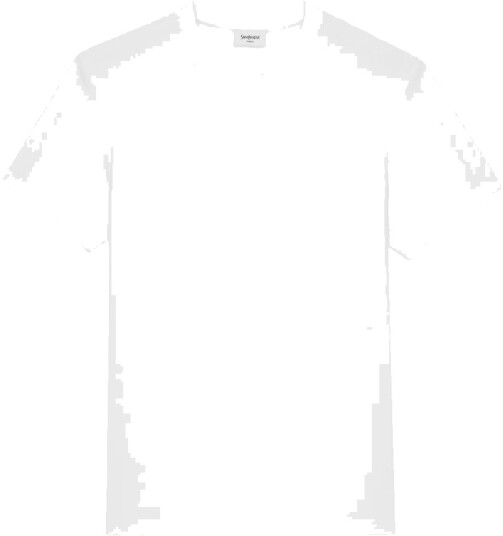 Saint Laurent Herre Topper Hvit M,