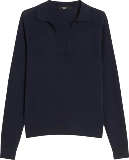 Weekend Max Mara Dame Strikkevarer Blå M,