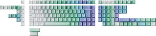 Keychron PBT Keycap Set Cloud and Snow Nordisk hvit PBT 116 BO