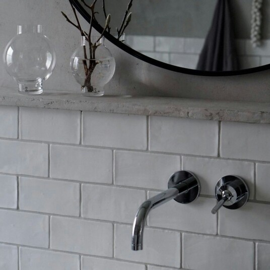 Natucer Ceramica Natural Flis Cotswold Bianco Hvit 8x15 cm