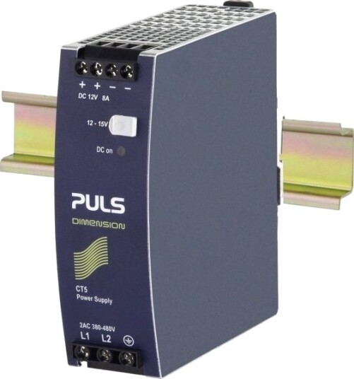 Puls Dimension CT5.121 Din Skinne Strømforsyning 12V 8A 96W