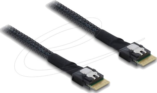 Delock Sas Intern Kabel 4I Slim Sas Hann Til 4I Slim Sas Hann 50 Cm 83016