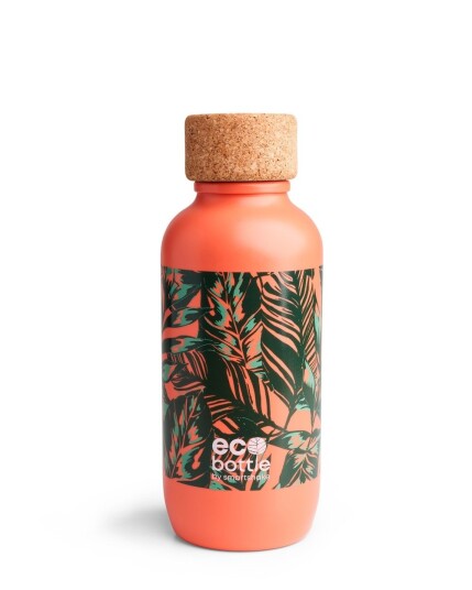 SmartShake - EcoBottle 650ml - Coral Leaves