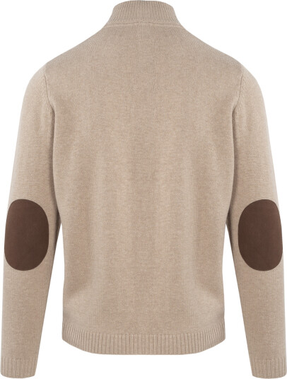 Tasse Cardigan Oatmeal XXL Lambswool cardigan