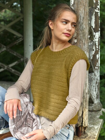 MIMI vest oliven MIMI vest oliven
