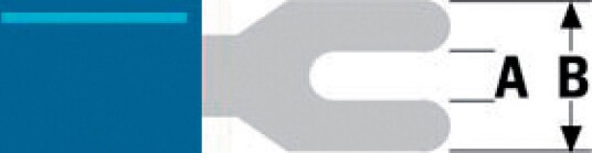 Valueline Kabelsko 4,3 mm Hun (Gaffel), Blå Valueline Kabelsko 4,3 mm Hun (Gaffel), Blå