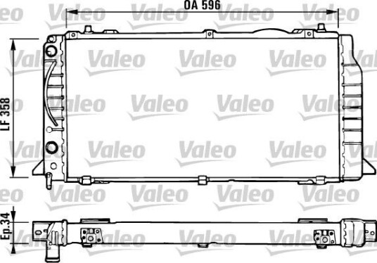 Radiator VALEO 731422