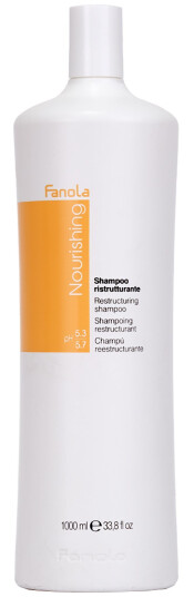 Fanola Nourishing Restructuring Shampoo 1000 ml - Pleiende og Glansfull Fanola Nourishing Restructuring Shampoo 1000 ml - Pleiende og Glansfull