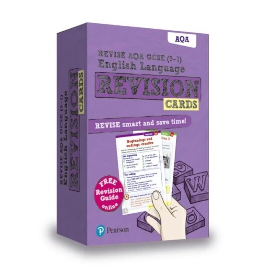 Pearson Revise Aqa Gcse (9-1) English Language Revision Cards (With Free Online Revision Guide): For